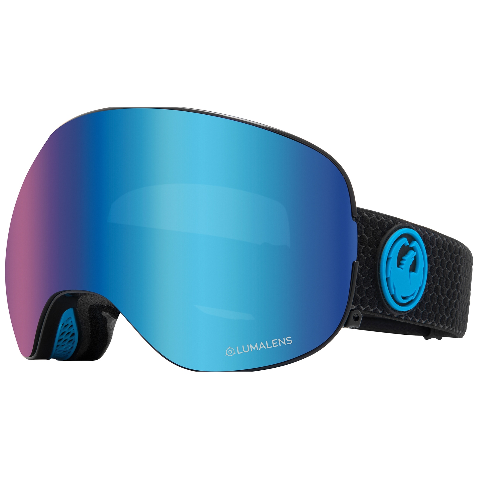 Dragon X2 Goggles Ink w/ LumaLens Blue Ion Lens 並行輸入品-