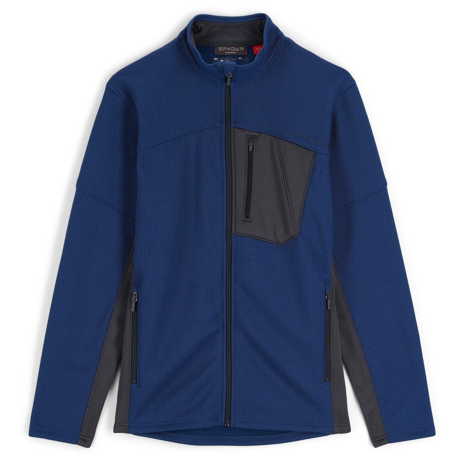 Giacca Spyder Steller Full Zip Uomo: Pile Sherpa In Poliestere Riciclato, Frontier (F19) Taglia Small