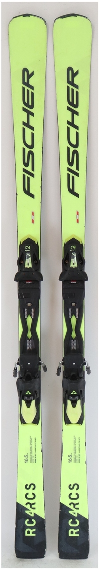 2022 Fischer RC4 RCS 165cm Used Demo Skis w Bindings - Powder7
