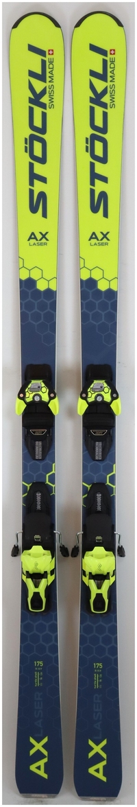 2022 Stockli Laser AX 175cm Used Demo Skis w Bindings - Powder7