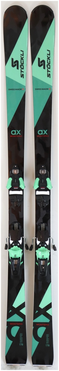 2023 Stockli Montero AX 178cm Used Demo Skis w Bindings
