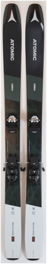 2020 Atomic Backland 107 182cm Used Demo Skis w Bindings - Powder7