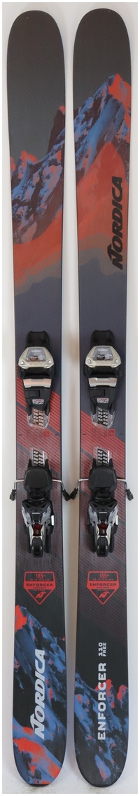 2022 Nordica Enforcer 110 Free 185cm Used Demo Skis w Bindings 