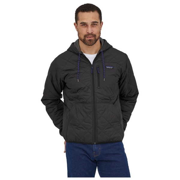 Patagonia Men's Diamond Quilted Bomber Hoody Jacket Powder7