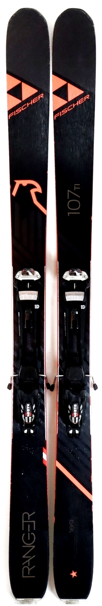 2020 Fischer Ranger 107 Ti 189cm Used Demo Skis w Bindings - Powder7