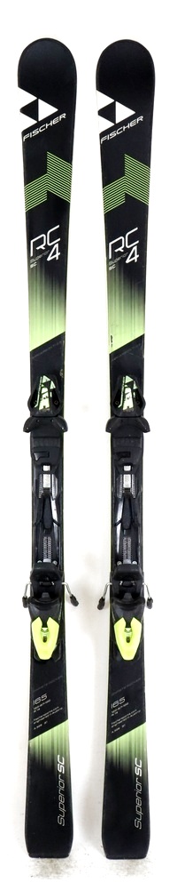 2018 Fischer RC4 Superior SC 165cm Used Demo Skis w Bindings - Powder7