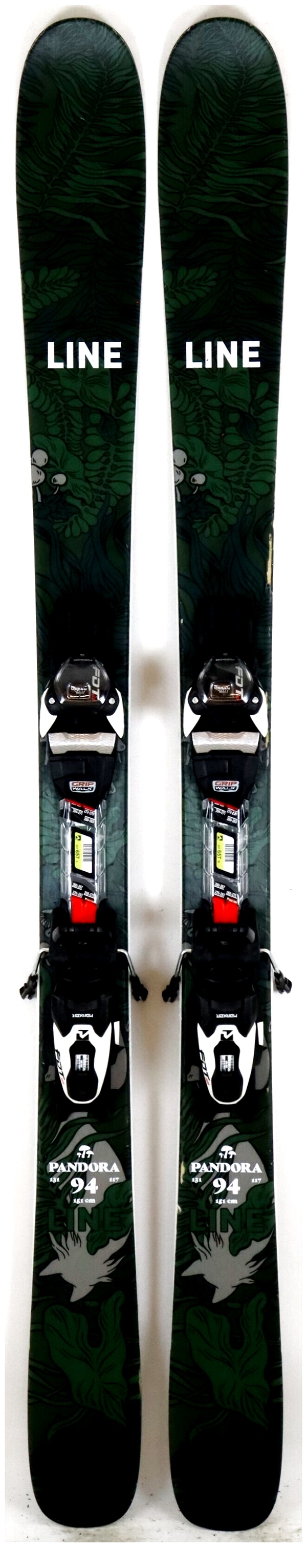 2021 Line Pandora 94 151cm Used Demo Skis on Sale