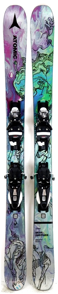 2023 Atomic Bent Chetler Mini 143cm Used Demo Skis w Bindings