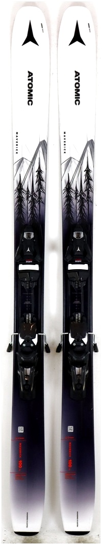ATOMIC MAVERICK 100 TI＋MARKER GRIFFON 13 22 Atomic Maverick 100 Ti Skis w/Marker Griffon 13 ID Bindings