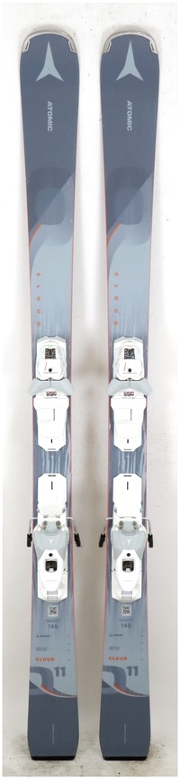 2023 Atomic Cloud Q11 146cm Used Demo Skis w Bindings - Powder7