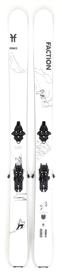 FACTION Agent 4.0 POWコラボ atomicビン付 179cm 2022 Faction Agent 4.0 POW Collab 179cm Used Demo Skis w Bindings
