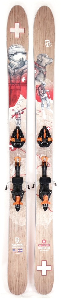 2023 Icelantic Pioneer 109 182cm Used Demo Skis w Bindings - Powder7