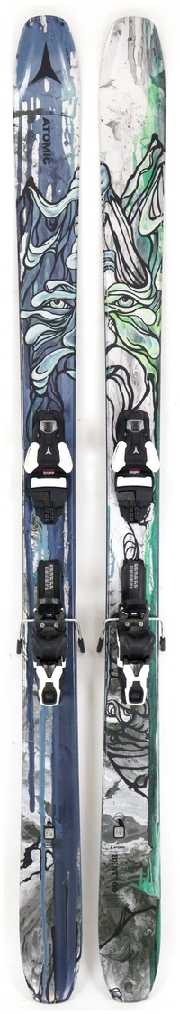 http www.powder7.com salomon-rocker2-100-skis-186cm-used-2017 for-sale 2024 Atomic Bent 100 Used Skis 188cm with Atomic Strive 11 GW Demo Bindings