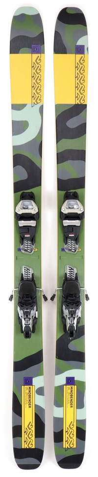 スキー K2 MINDBENDER 106C 176 GRIFFON GW DEMO 2024 K2 Mindbender 106C 176cm Used Demo Skis w Bindings - Powder7