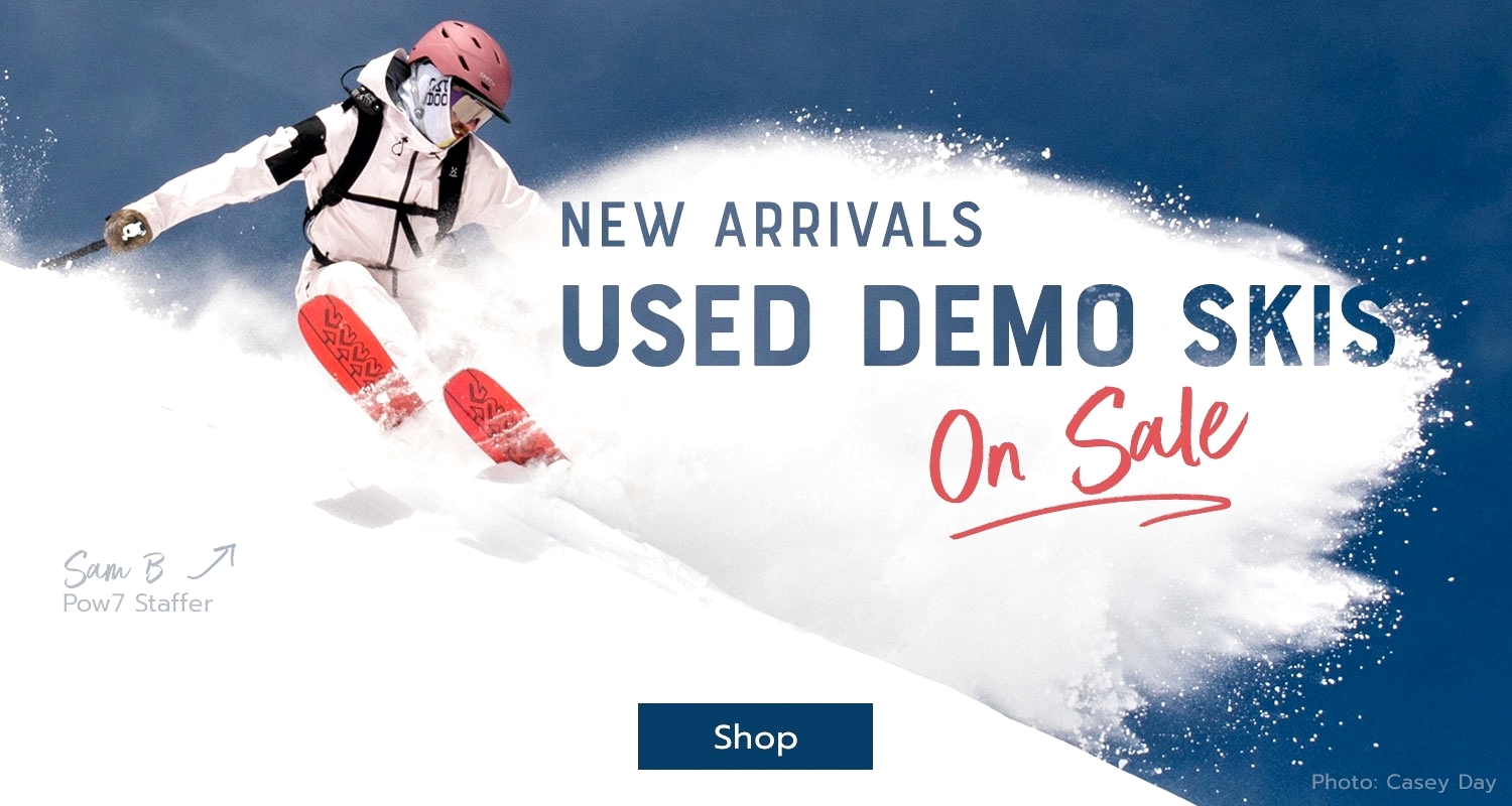 On Now: Shop Newly Arrived Used Skis