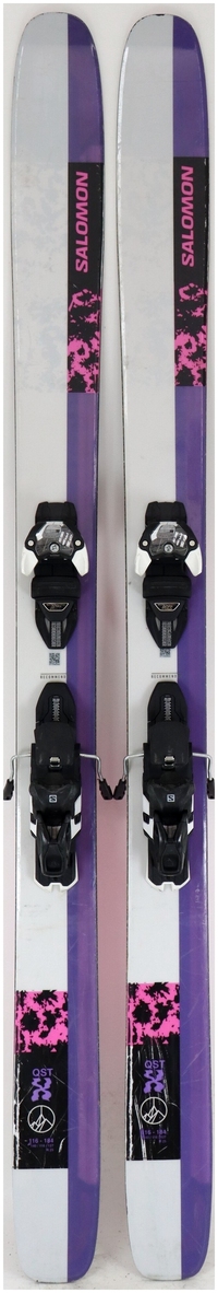 Salomon サロモン　qst x 184cm 2025 Salomon QST X 184cm Used Demo Skis w Bindings - Powder7