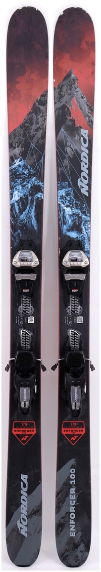 2024 Nordica Enforcer 100 179cm Used Demo Skis w Bindings - Powder7