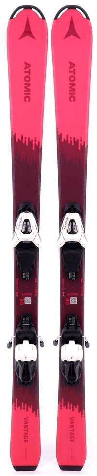 2022 Atomic Vantage Girl JR 130cm Used Demo Skis w Bindings - Powder7