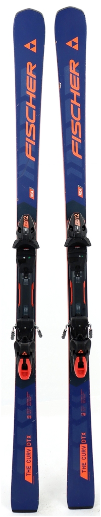 2023 Fischer RC4 The Curv DTX 178cm Used Demo Skis w Bindings