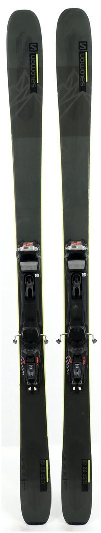 demo salomon qst 92 skis mens 2022 Salomon QST 92 185cm Used Demo Skis w Bindings