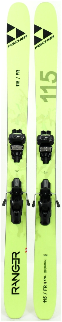 2022 Fischer Ranger 115 FR 178cm Used Demo Skis w Bindings - Powder7