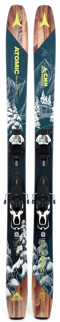 2023 Atomic Backland 107 182cm Used Demo Skis w Bindings - Powder7