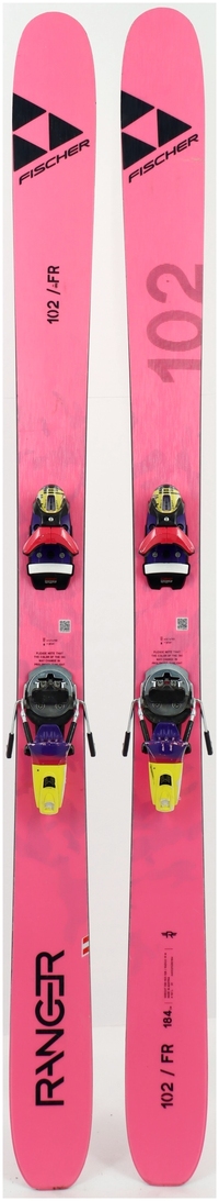 2022 Fischer Ranger 102 FR 184cm Used Demo Skis w Bindings - Powder7
