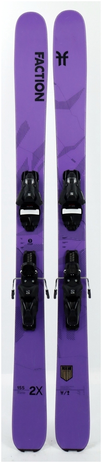2025 Faction Agent 2X 155cm Used Demo Skis w Bindings - Powder7