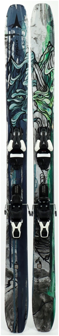 2024 Atomic Bent 100 164cm Used Demo Skis w Bindings - Powder7