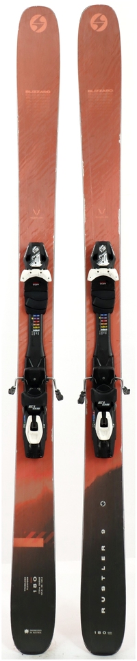 2025 Blizzard Rustler 9 180cm Used Demo Skis w Bindings - Powder7