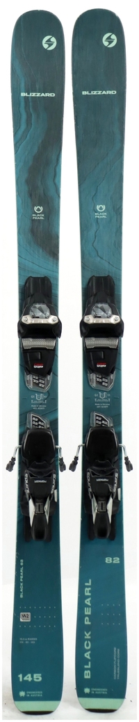 2024 Blizzard Black Pearl 82 145cm Used Demo Skis w Bindings - Powder7