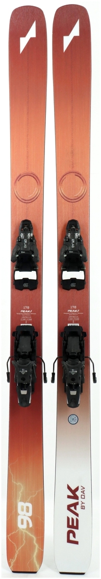 2024 Peak Skis Peak 98 By Dav Skis Topsheets