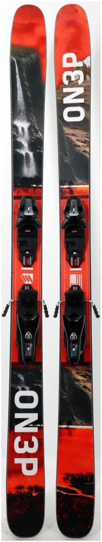 2025 ON3P Woodsman 108 176cm Used Demo Skis w Bindings - Powder7
