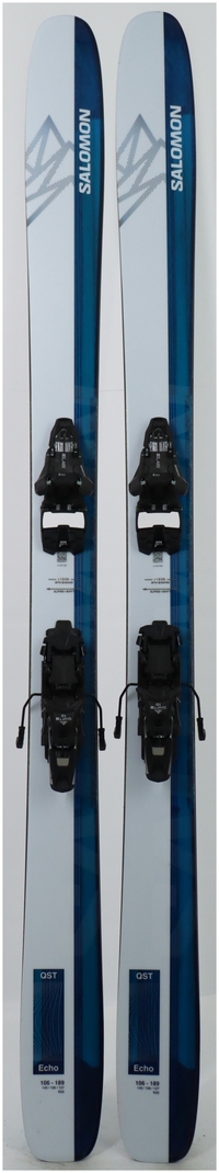2025 Salomon QST Echo 106 189cm Used Demo Skis w Bindings 2025 Salomon QST Echo 106 189cm Used Demo Skis w Bindings