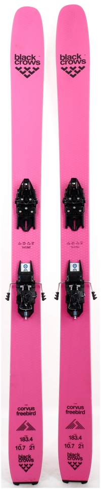 2025 Black Crows Corvus Freebird 183cm Used Demo Skis w Bindings