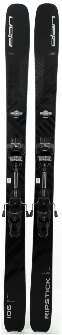 2024 Elan Ripstick 106 Black Edition 180cm Used Demo Skis w