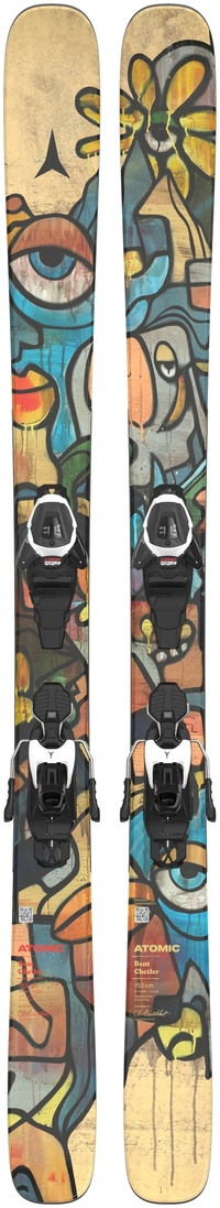 2026 Atomic Bent Chetler Mini 133cm Skis w Bindings - Powder7