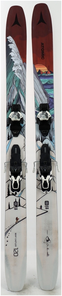 F*O様 Atomic bentchetler120 184cm 2021 Atomic Bent Chetler 120 184cm Used Demo Skis w Bindings - Powder7