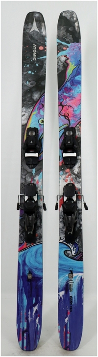 2025 Atomic Bent 110 172cm Used Demo Skis w Bindings - Powder7