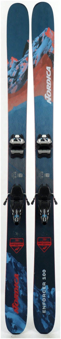 2024 Nordica Enforcer 100 186cm Used Demo Skis w Bindings - Powder7