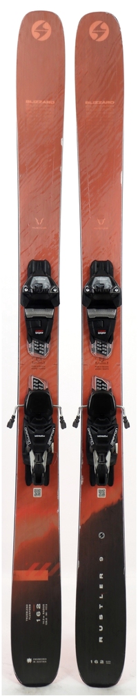 2025 Blizzard Rustler 9 162cm Used Demo Skis w Bindings - Powder7