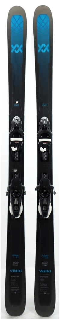 2025 Volkl Mantra 88 177cm Used Demo Skis w Bindings - Powder7