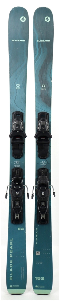 2024 Blizzard Black Pearl 82 152cm Used Demo Skis w Bindings - Powder7