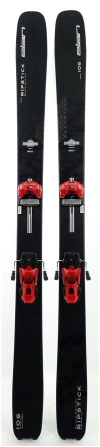 2023 Elan Ripstick 106 Black Edition 180cm Used Demo Skis w