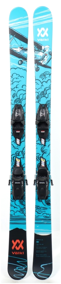 2024 Volkl Revolt Jr 138cm Used Demo Skis w Bindings - Powder7