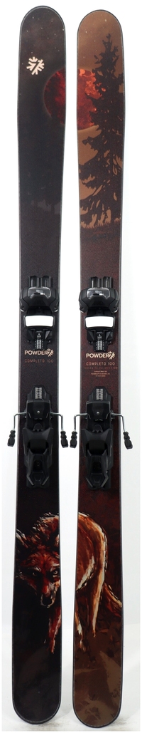 2024 Folsom Powder7 Completo 100 180cm Used Demo Skis w Bindings - Powder7
