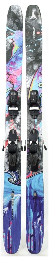 2025 Atomic Bent 110 180cm Used Demo Skis w Bindings - Powder7