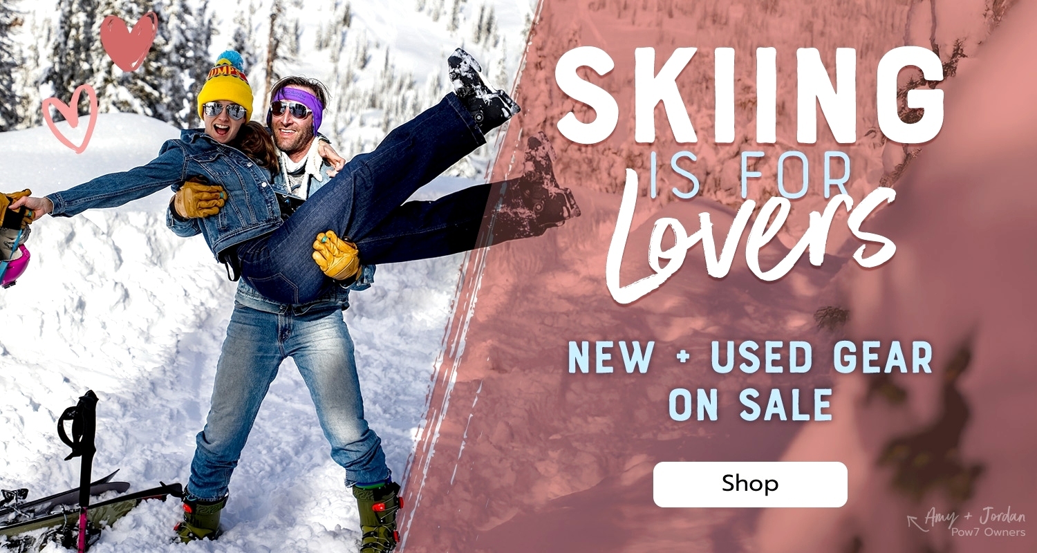 Shop our sale room with discounts on new and used skis