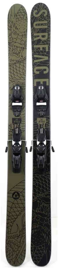 2022 Surface The Attila Skis Topsheets