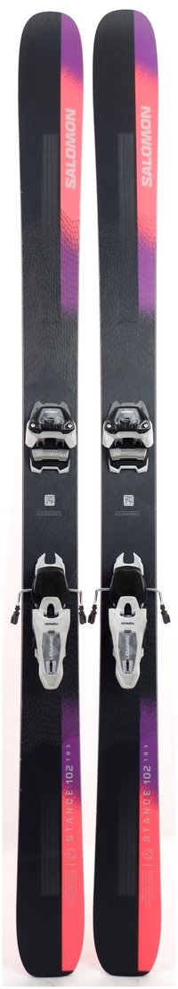 2024 Salomon Stance 102 Skis Topsheets